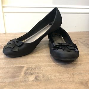 Fergalicious black flats - never worn